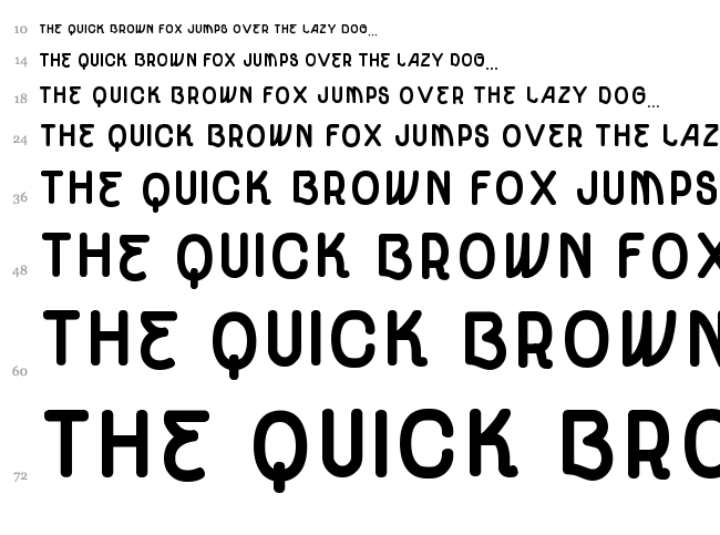 Vtks Unidade font waterfall